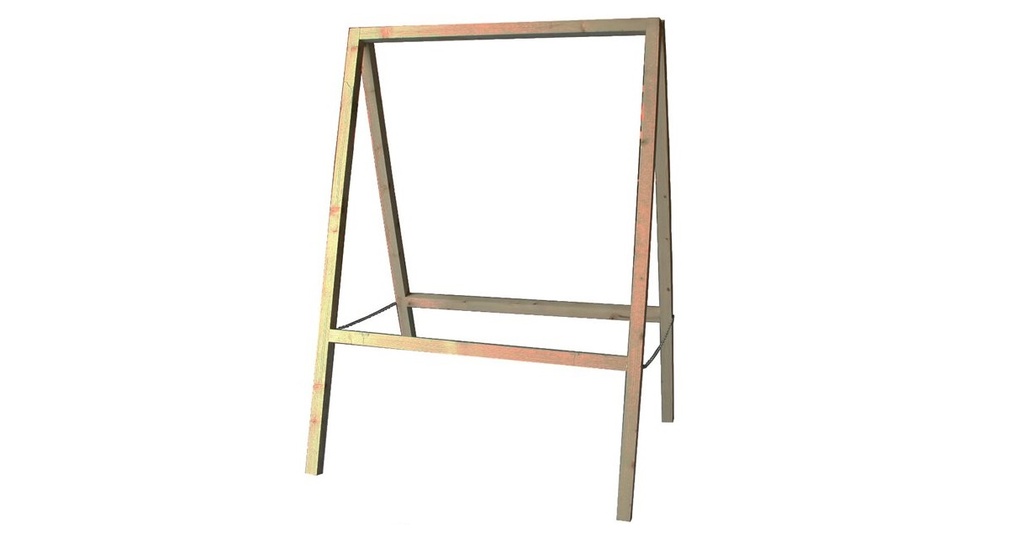 Scheibenständer "C" 4-Bein Strebel